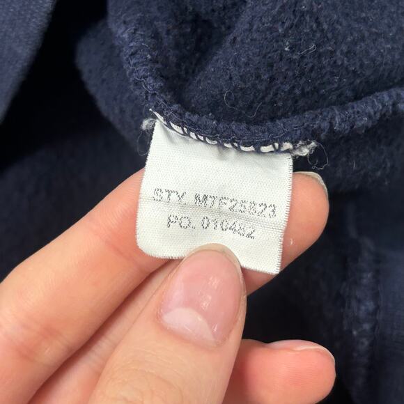 ossimo Hoodie Vintage Y2K Property of‎ Skater Heavyweight Navy Blue Mens 2XL - Picture 5 of 9